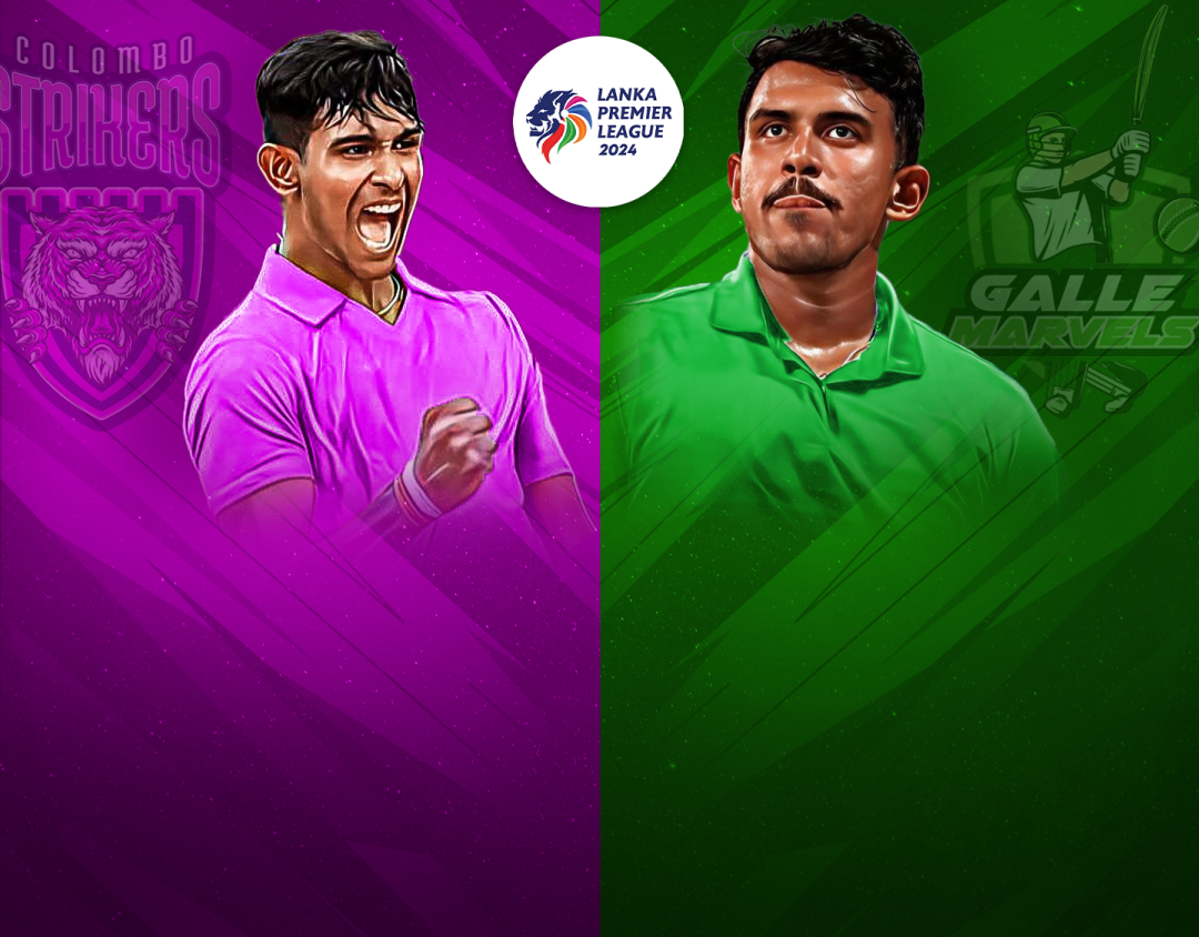 Match 19 of lanka premier league, 2024: colombo strikers vs galle marvels banner