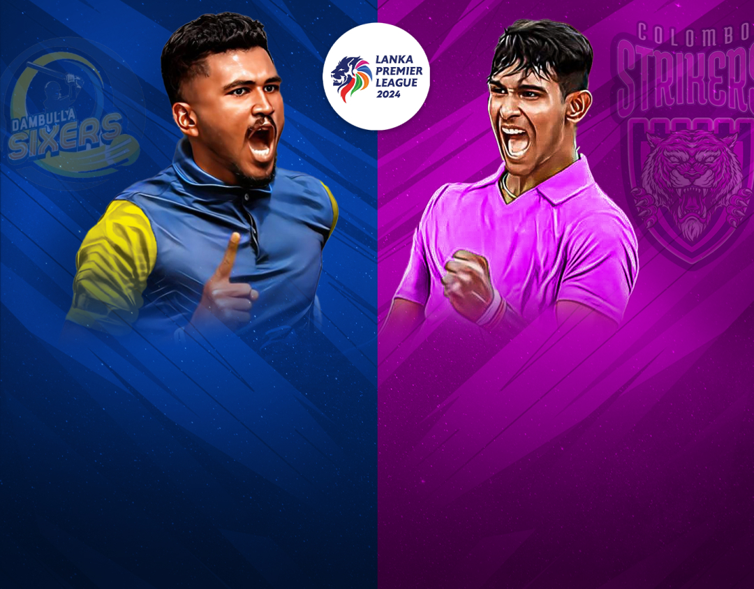 Match 20 of lanka premier league, 2024: dambulla sixers vs colombo strikers banner