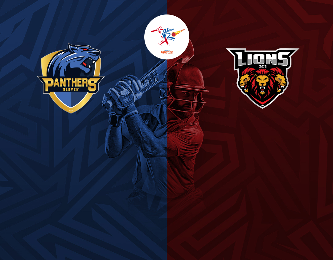 Match 2 of siechem pondicherry mens t20 tournament 2024: panthers xi vs lions xi banner