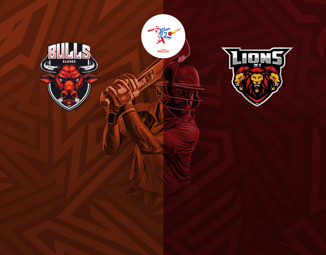 Match 4 of siechem pondicherry mens t20 tournament 2024: bulls xi vs lions xi banner