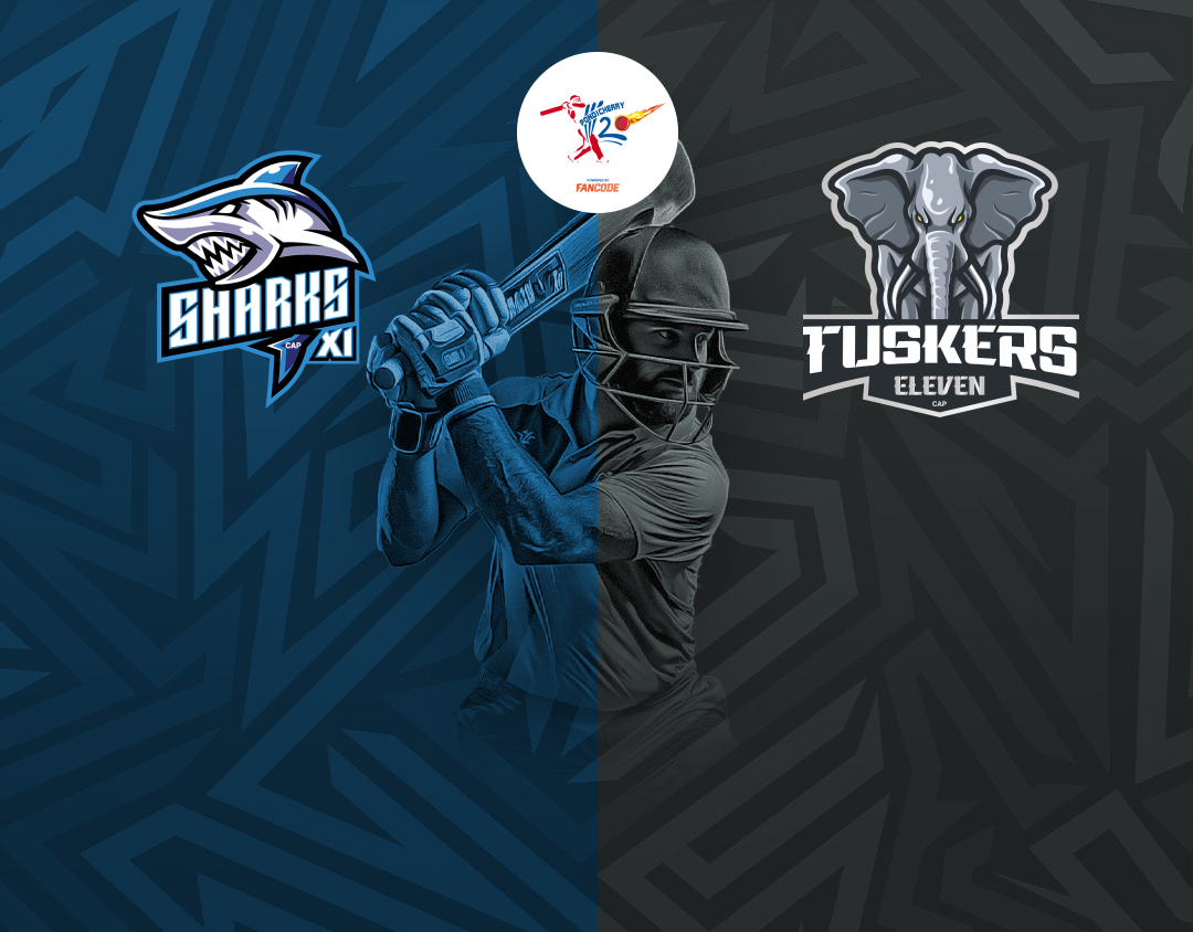 1st semi-final of siechem pondicherry mens t20 tournament 2024: tuskers xi vs sharks xi banner