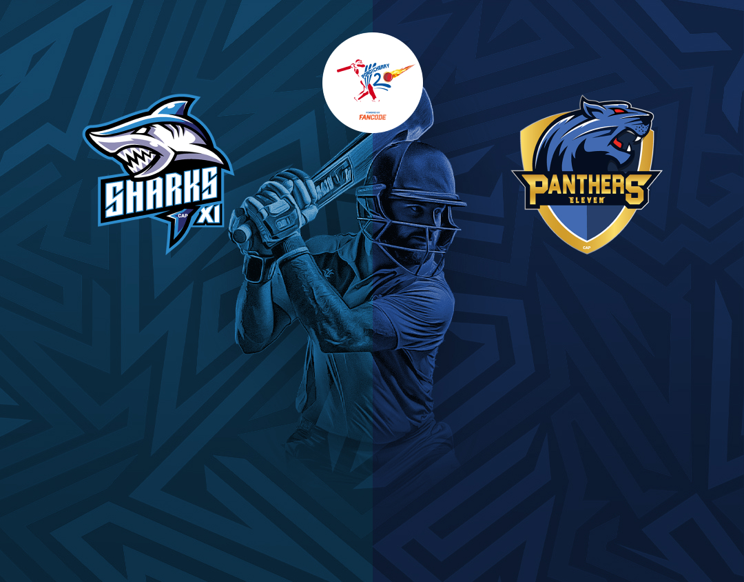 Match 9 of siechem pondicherry mens t20 tournament 2024: sharks xi vs panthers xi banner