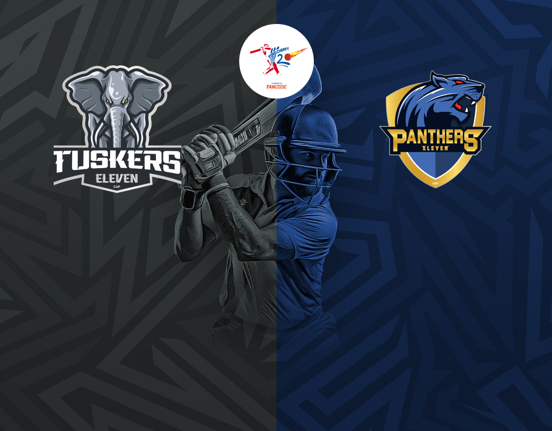 Match 11 of siechem pondicherry mens t20 tournament 2024: tuskers xi vs panthers xi banner