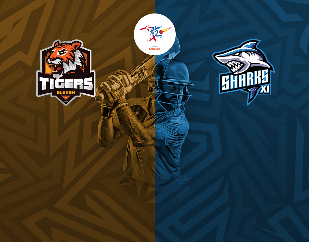 Match 14 of siechem pondicherry mens t20 tournament 2024: tigers xi vs sharks xi banner