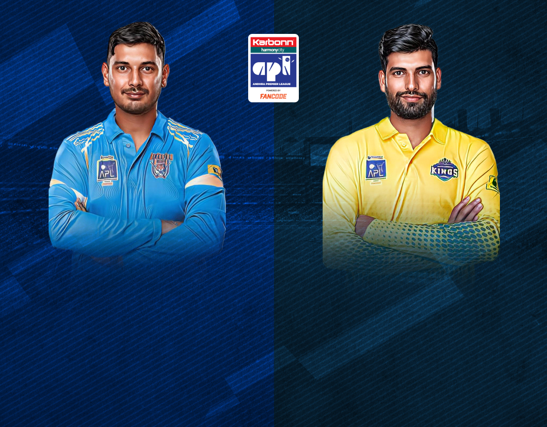 Match 13 of andhra premier league, 2024: bezawada tigers vs rayalaseema kings banner
