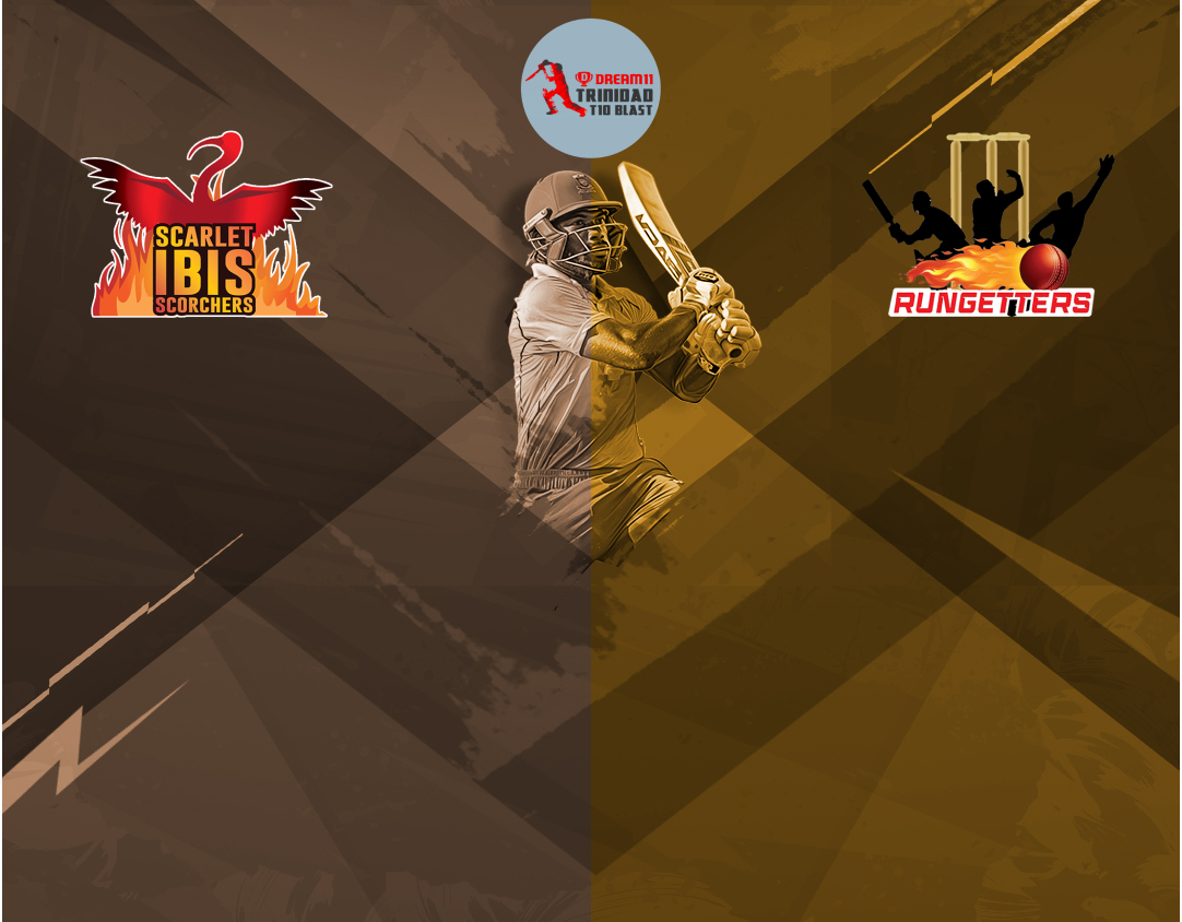 Match 15 of dream11 trinidad t10 blast, 5th edition, 2024: scarlet ibis scorchers vs mad bulls banner