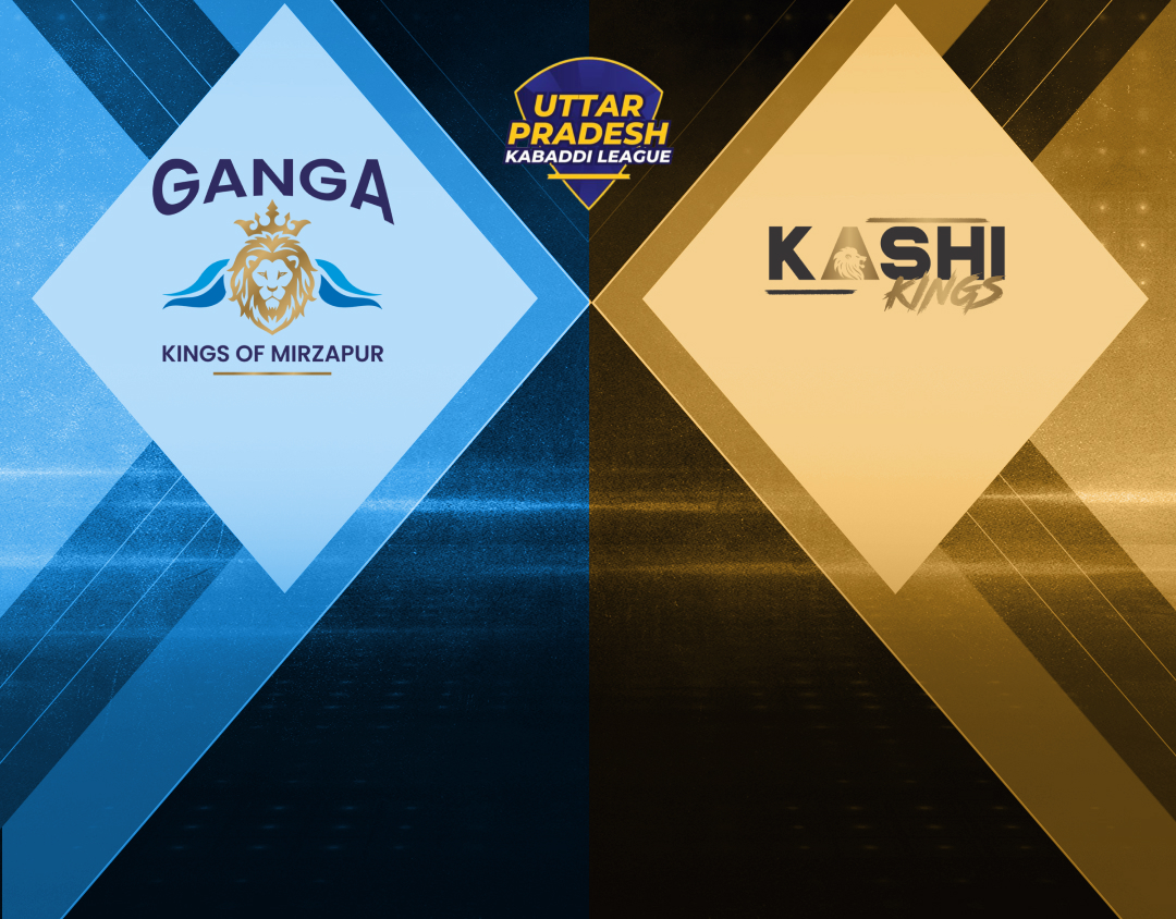 Match #20 of uttar pradesh kabaddi league, 2024 banner