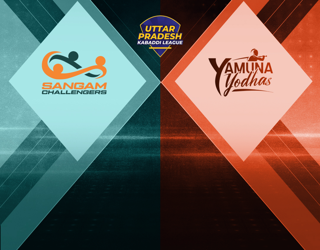 Match #23 of uttar pradesh kabaddi league, 2024 banner