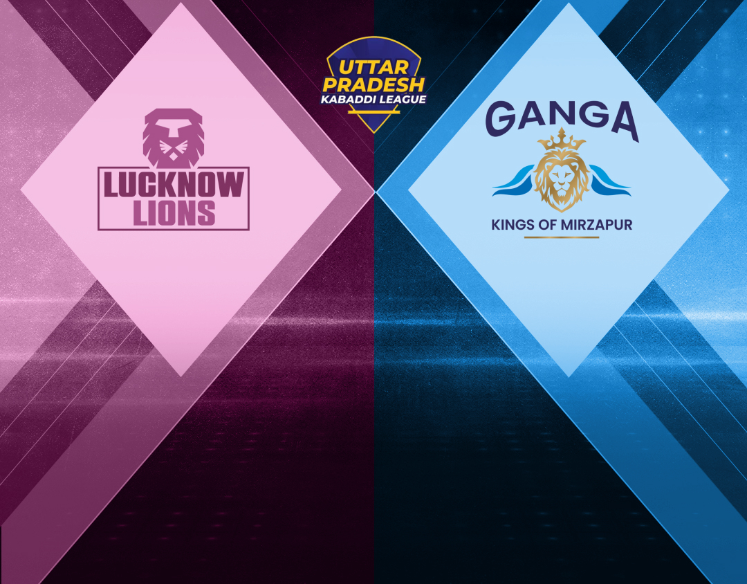 Match #24 of uttar pradesh kabaddi league, 2024 banner