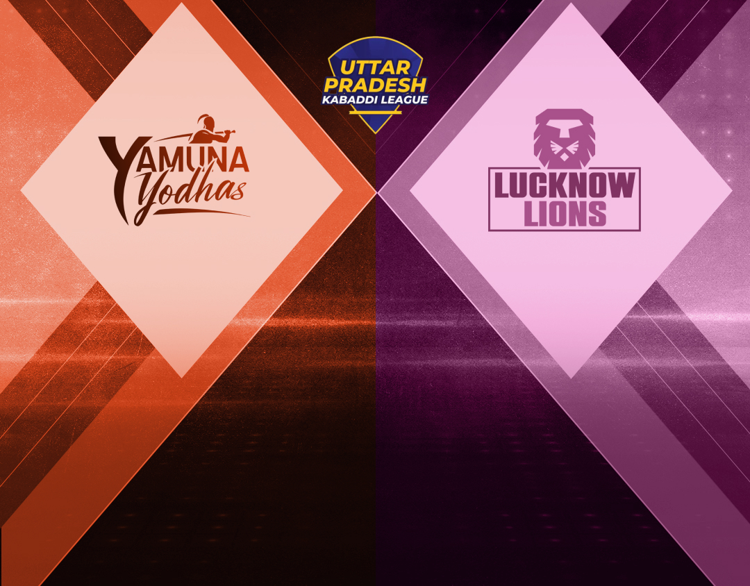 Match #30 of uttar pradesh kabaddi league, 2024 banner