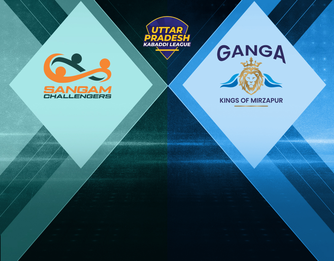 Match #31 of uttar pradesh kabaddi league, 2024 banner