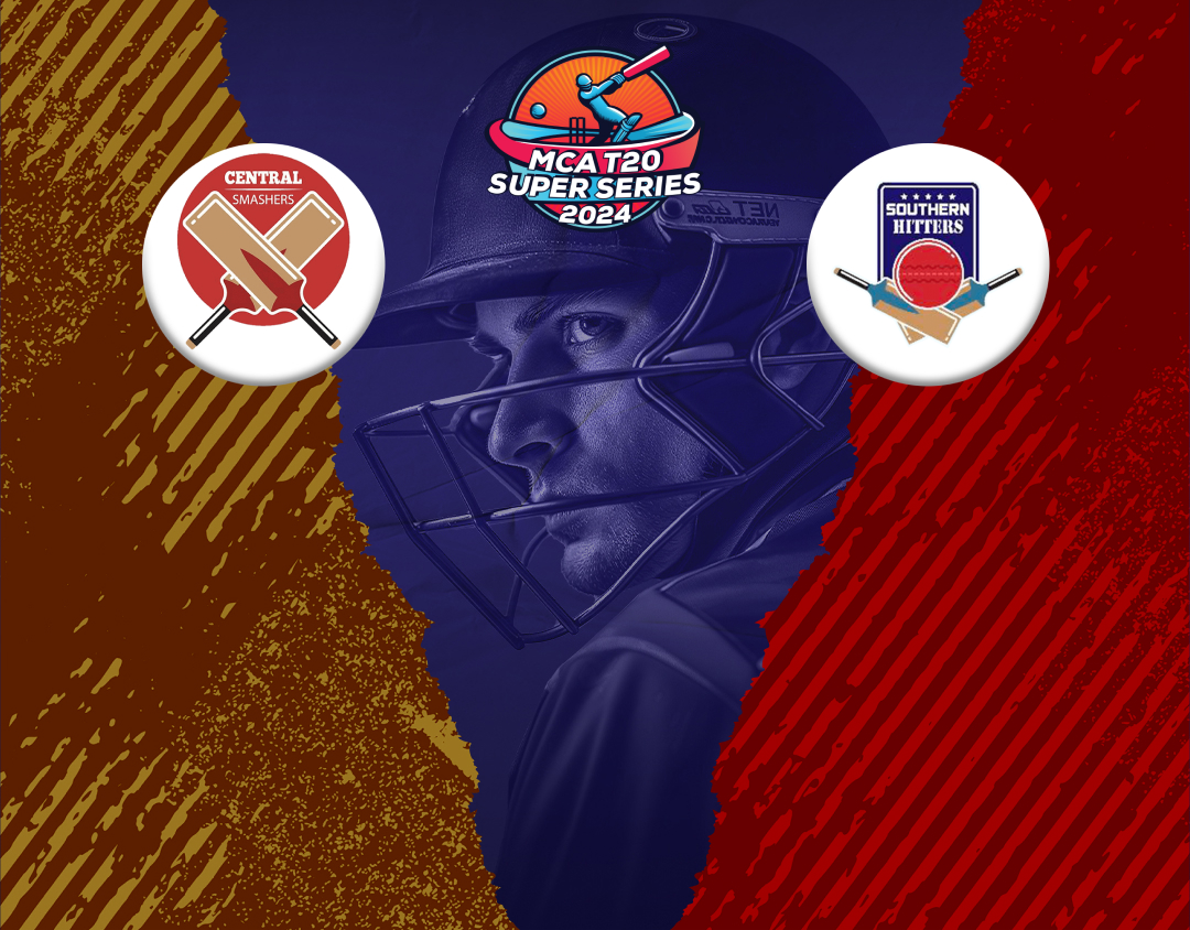 Match 4 of mca mens t20 super series, phase 1: central smashers vs southern hitters banner