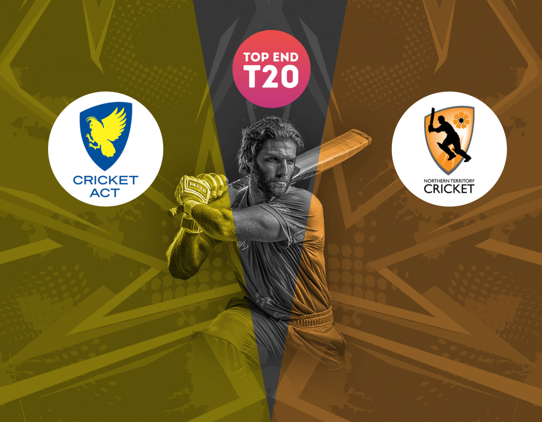 Match 23 of top end t20 series, 2024: australian capital territory vs northern territory strike banner