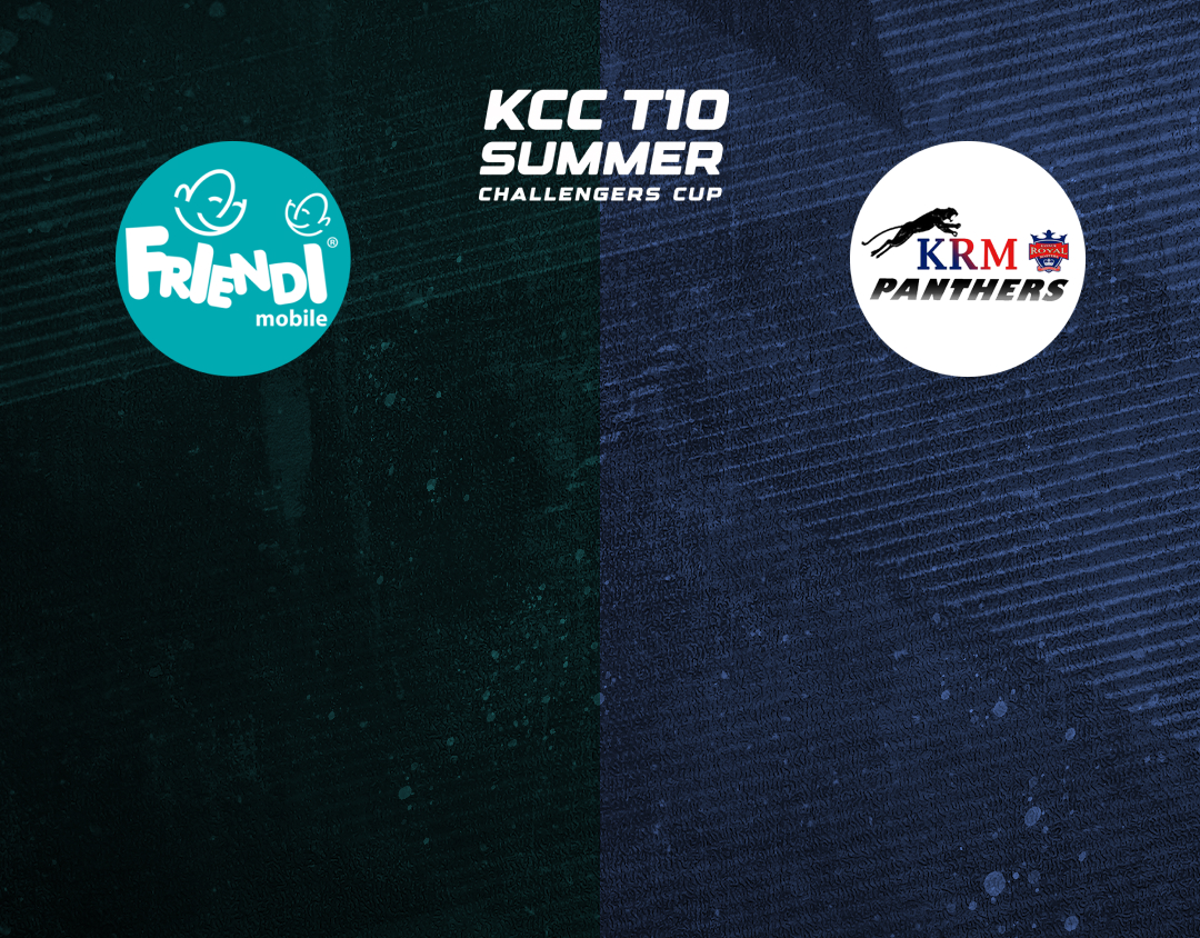 Match 2 of kcc t10 summer challengers cup, 2024: friendi mobile vs krm panthers banner
