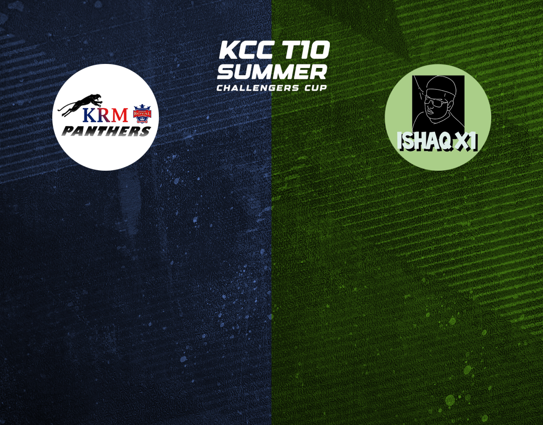 Match 12 of kcc t10 summer challengers cup, 2024: krm panthers vs ishaq xi banner