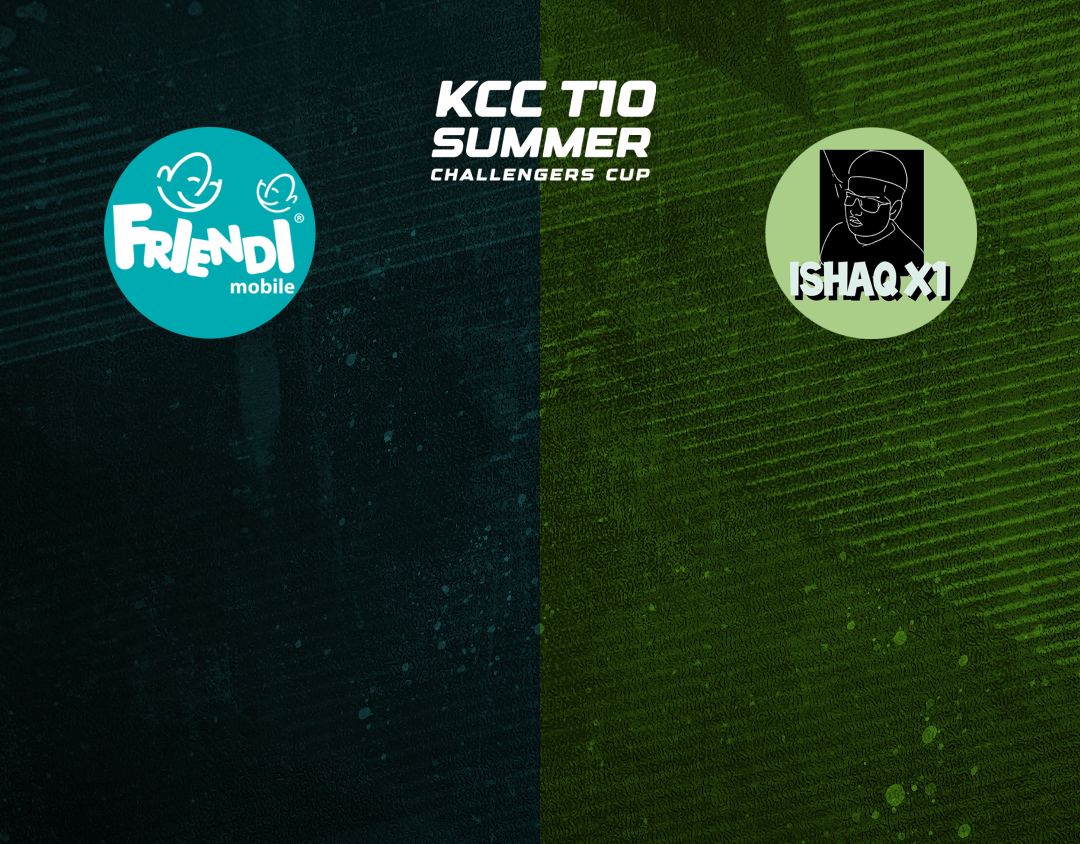 Match 18 of kcc t10 summer challengers cup, 2024: friendi mobile vs ishaq xi banner