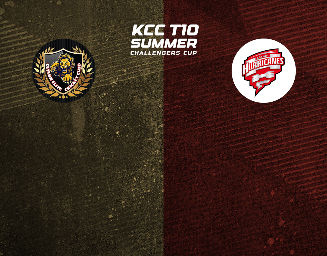 Match 25 of kcc t10 summer challengers cup, 2024: cecc-b vs cochin hurricanes banner