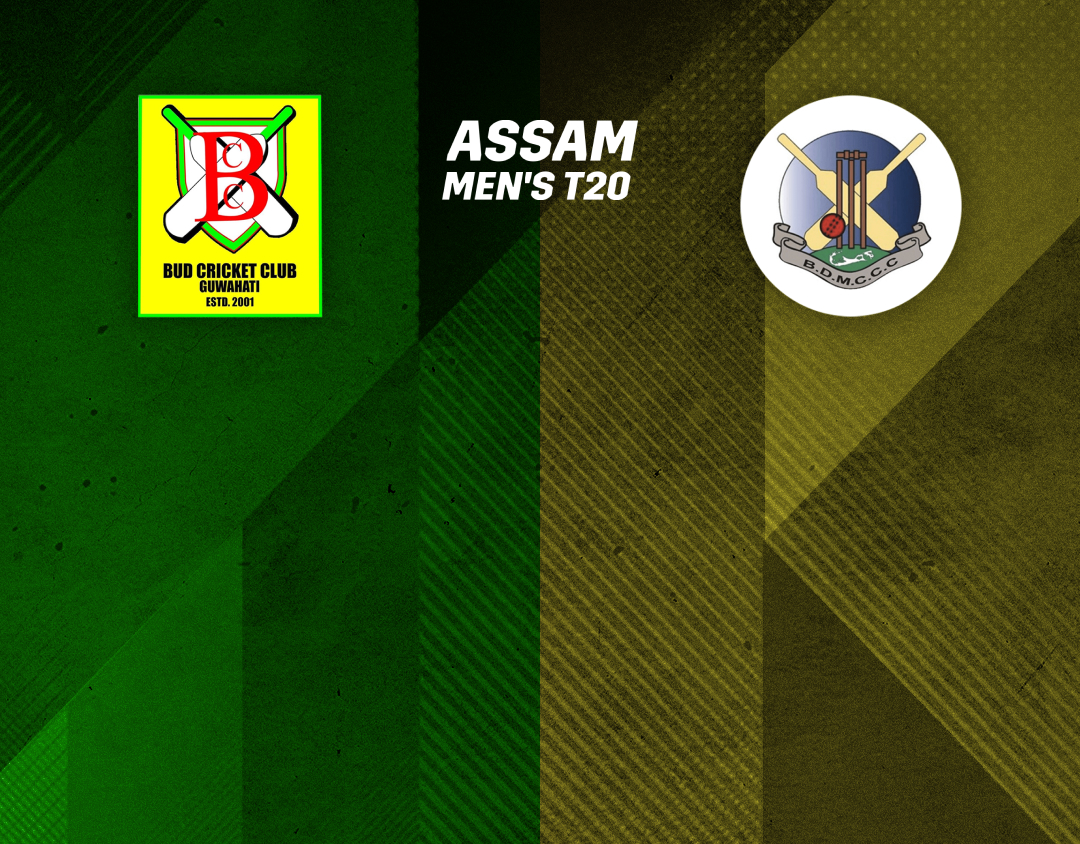 Match 4 of assam men's t20: bud cricket club vs bdmtcc banner