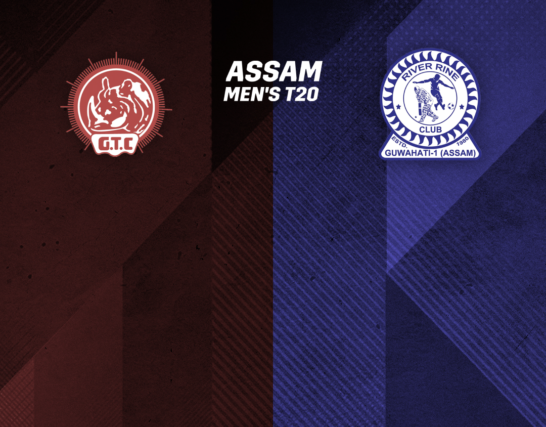 Match 8 of assam men's t20: gauhati town club vs river rine club banner