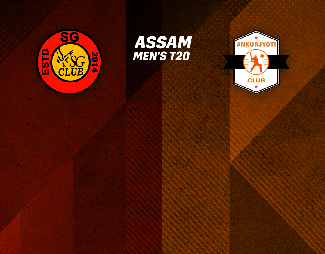 Match 18 of assam men's t20: sath gaon club vs ankurjyoti club banner