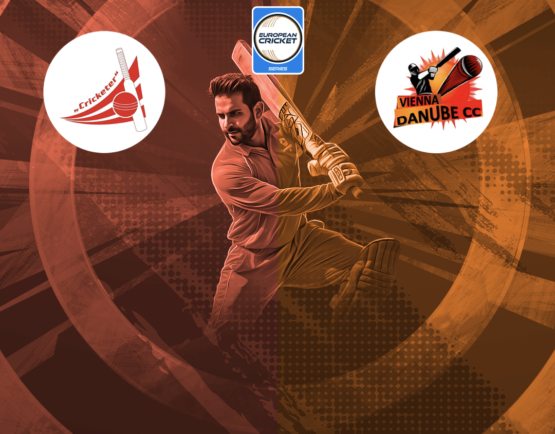 Match 4 of ecs austria, 2024: cricketer cc vs vienna danube banner