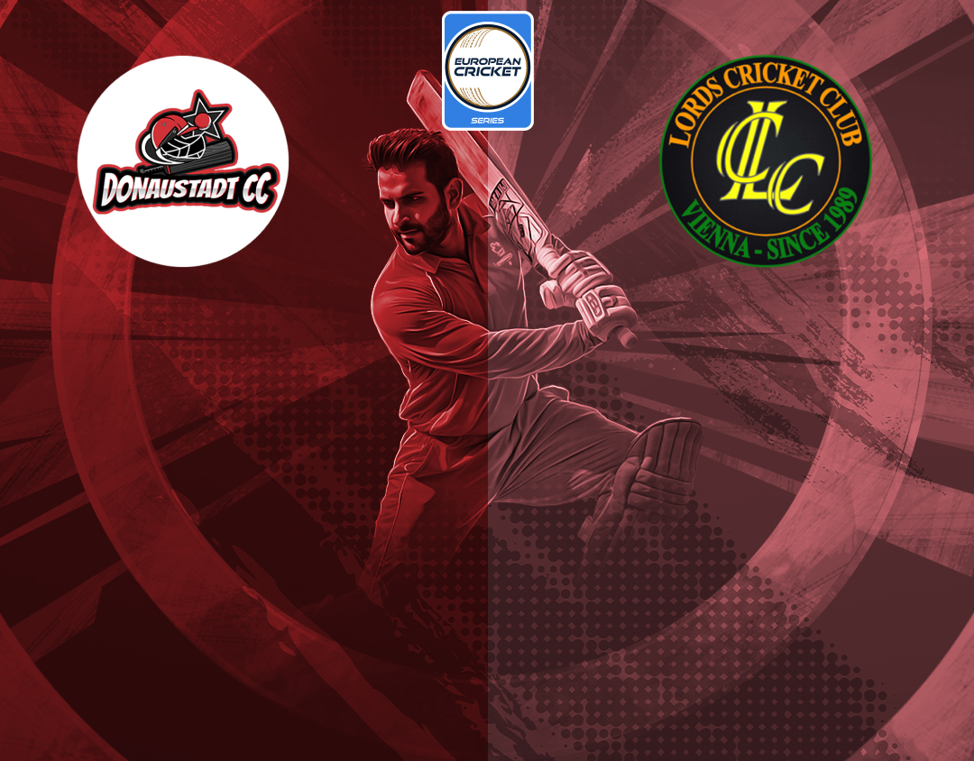 Match 6 of ecs austria, 2024: donaustadt vs lords cc banner
