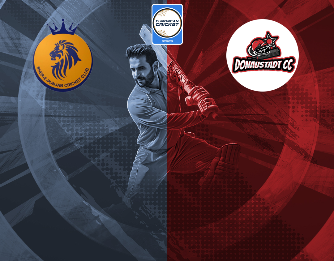 Match 18 of ecs austria, 2024: sher-e punjab vienna vs donaustadt banner