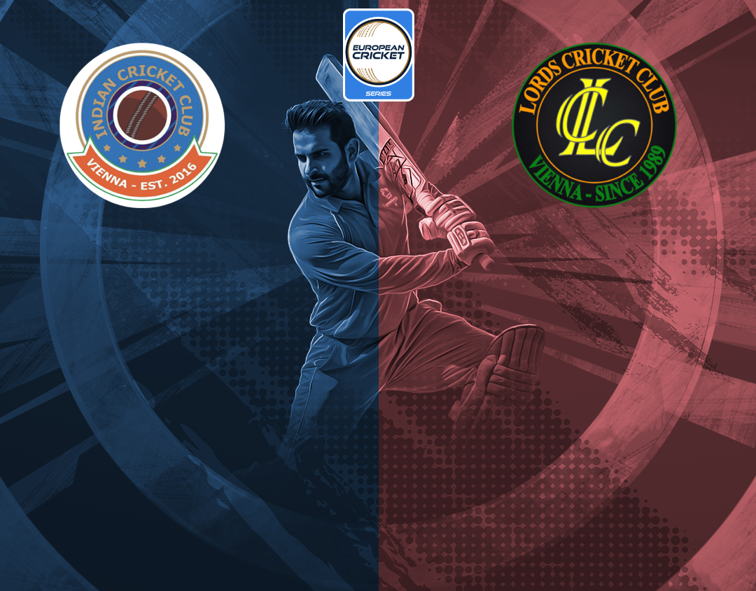 Match 19 of ecs austria, 2024: indian cc vienna vs lords cc banner