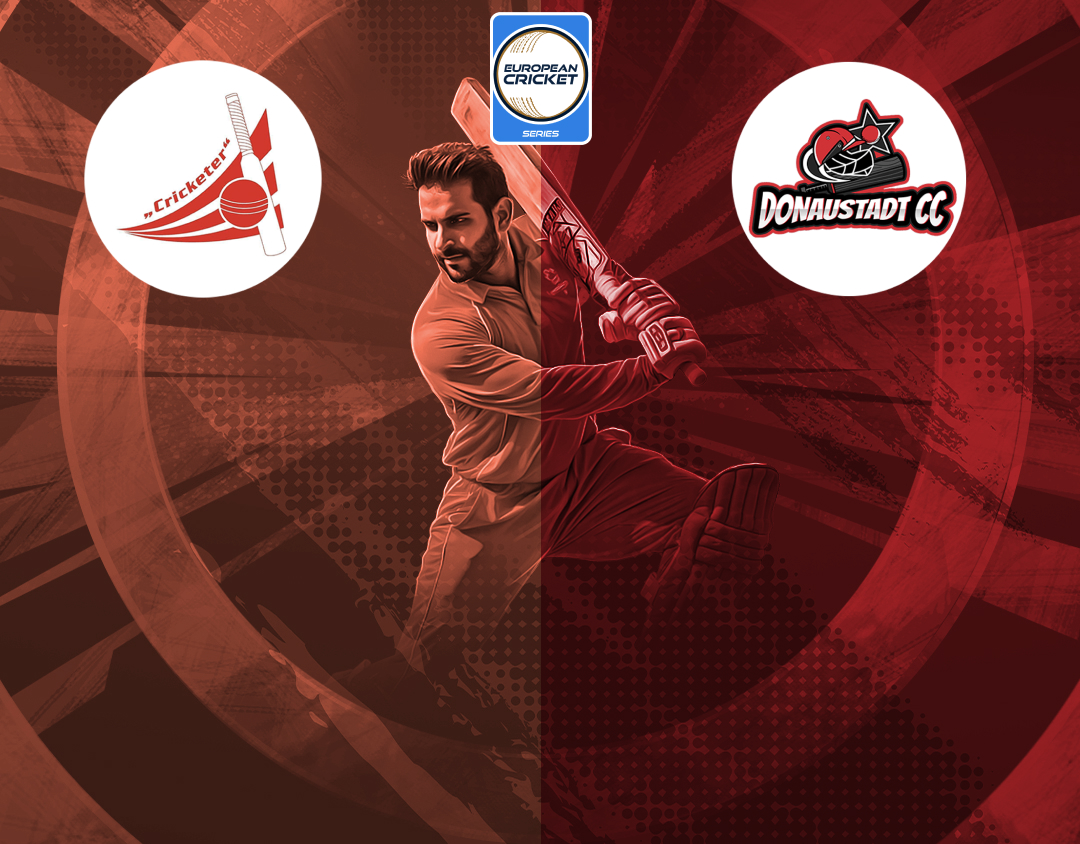 Match 26 of ecs austria, 2024: cricketer cc vs donaustadt banner