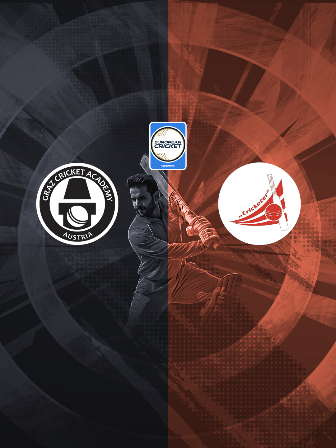 Final of ecs austria, 2024: cricketer cc vs graz cricket academy banner