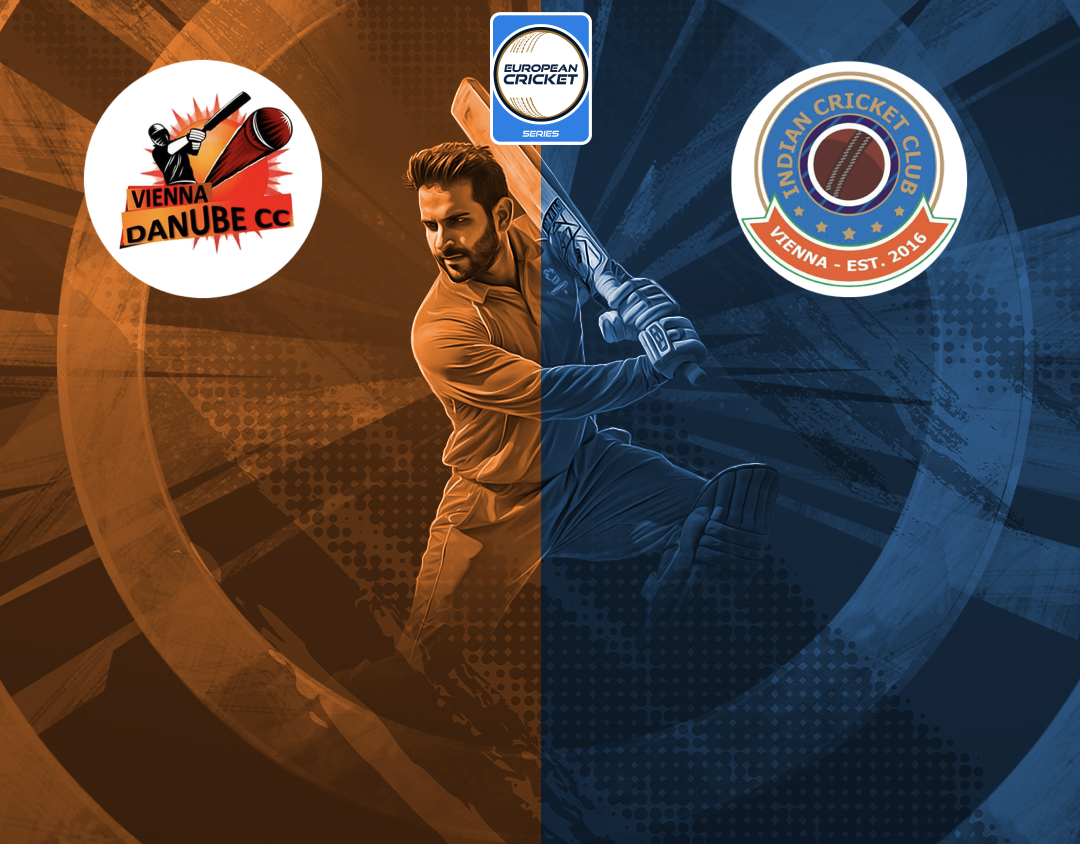 Match 46 of ecs austria, 2024: vienna danube vs indian cc vienna banner