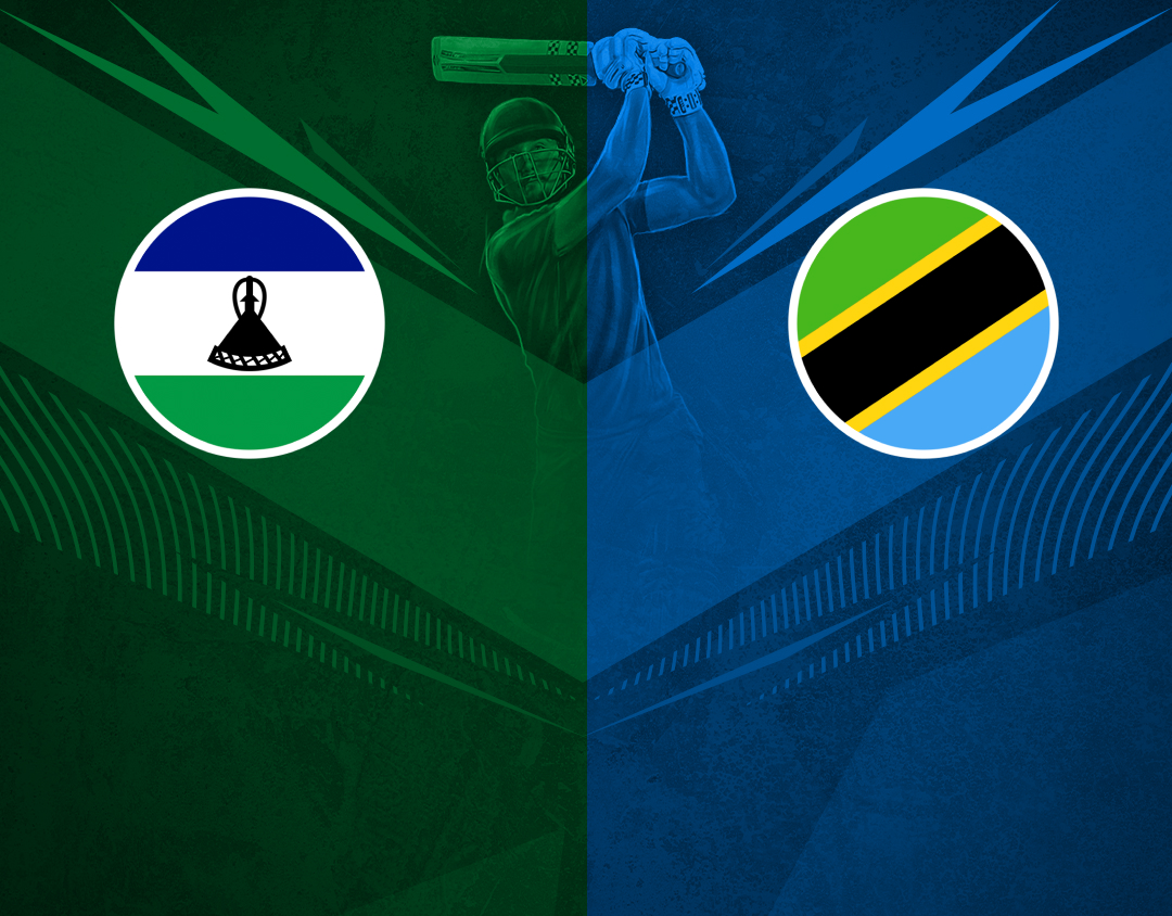 Match 6 of icc men's t20 wc africa sub regional qualifier a: lesotho vs tanzania banner