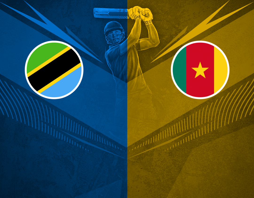 Match 8 of icc men's t20 wc africa sub regional qualifier a: tanzania vs cameroon banner