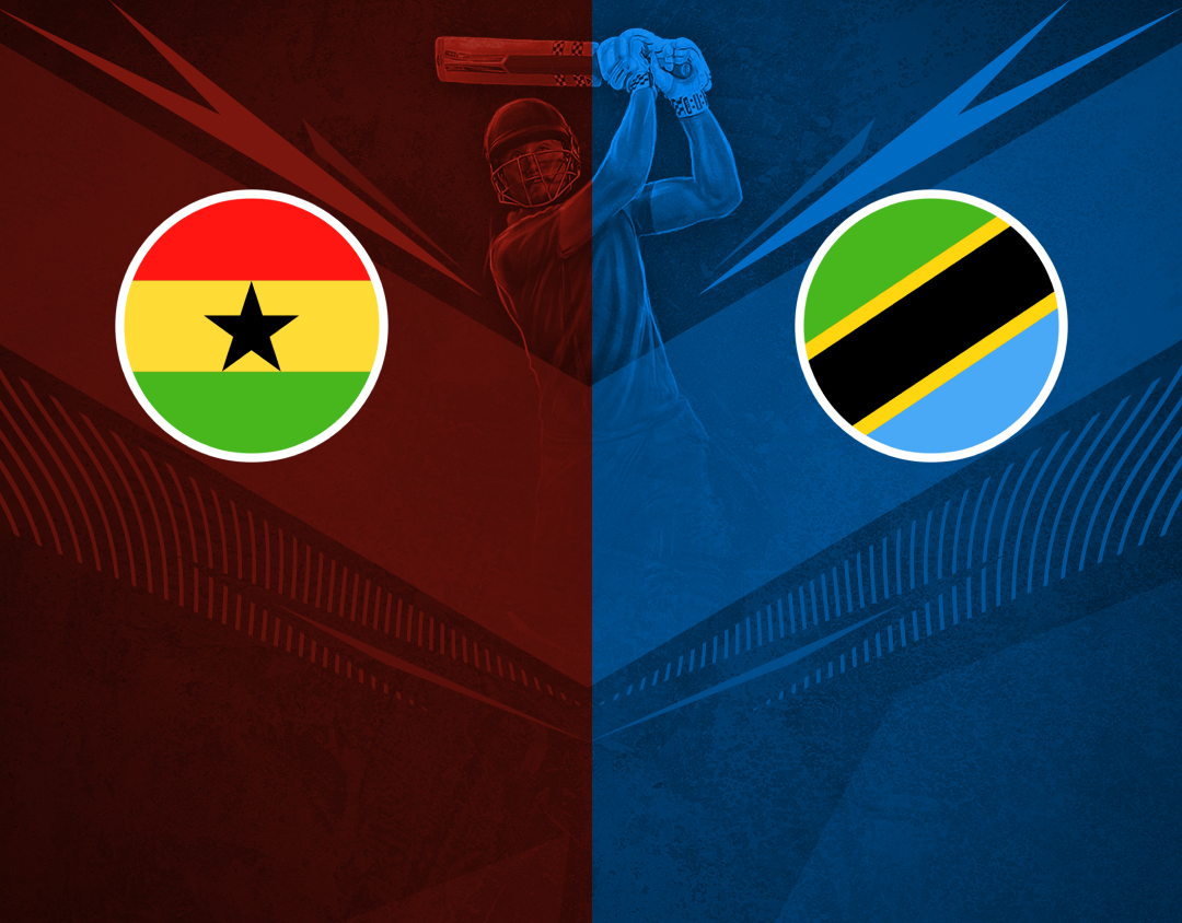 Match 10 of icc men's t20 wc africa sub regional qualifier a: ghana vs tanzania banner