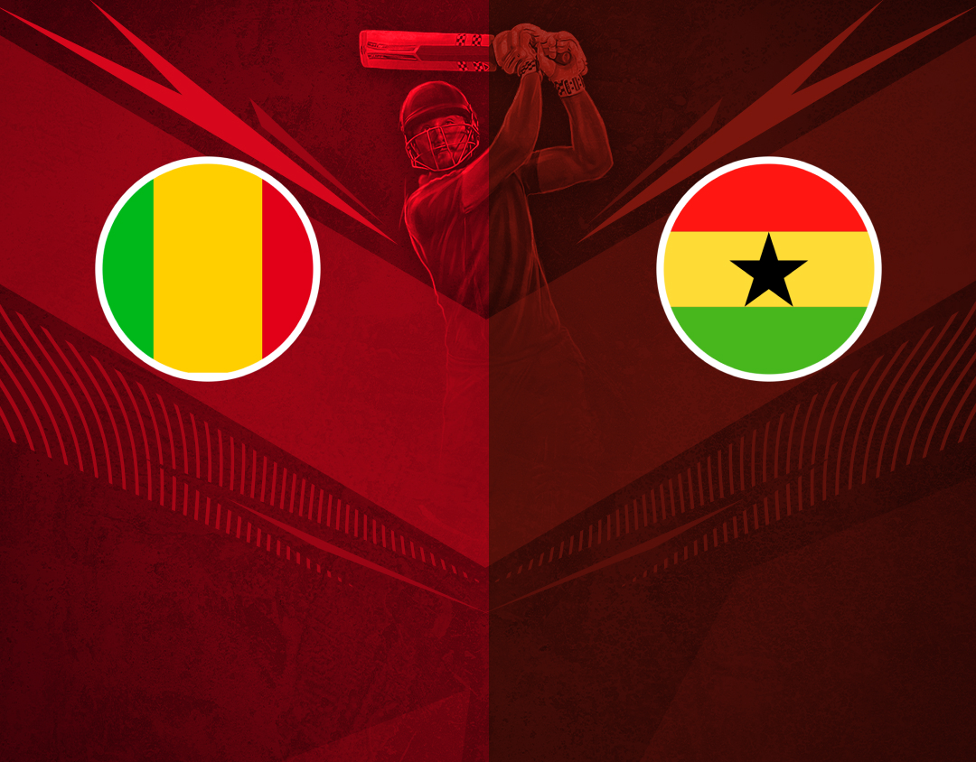 Match 13 of icc men's t20 wc africa sub regional qualifier a: mali vs ghana banner