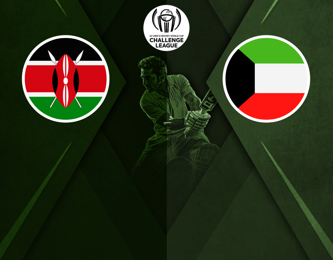 Match 11 of icc cwc challenge league a, 2024-26: kenya vs kuwait banner