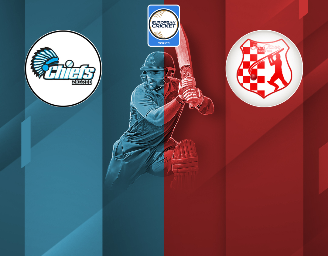 Match 17 of ecs croatia, 2024: zagreb chiefs vs sir oliver split banner