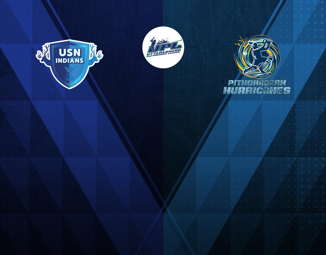 Match 5 of patanjali uttarakhand premier league, 2024: usn indians vs pithoragarh hurricanes banner