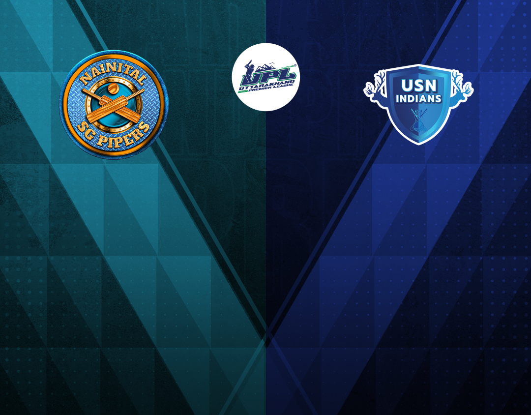 Match 8 of patanjali uttarakhand premier league, 2024: nainital sg pipers vs usn indians banner