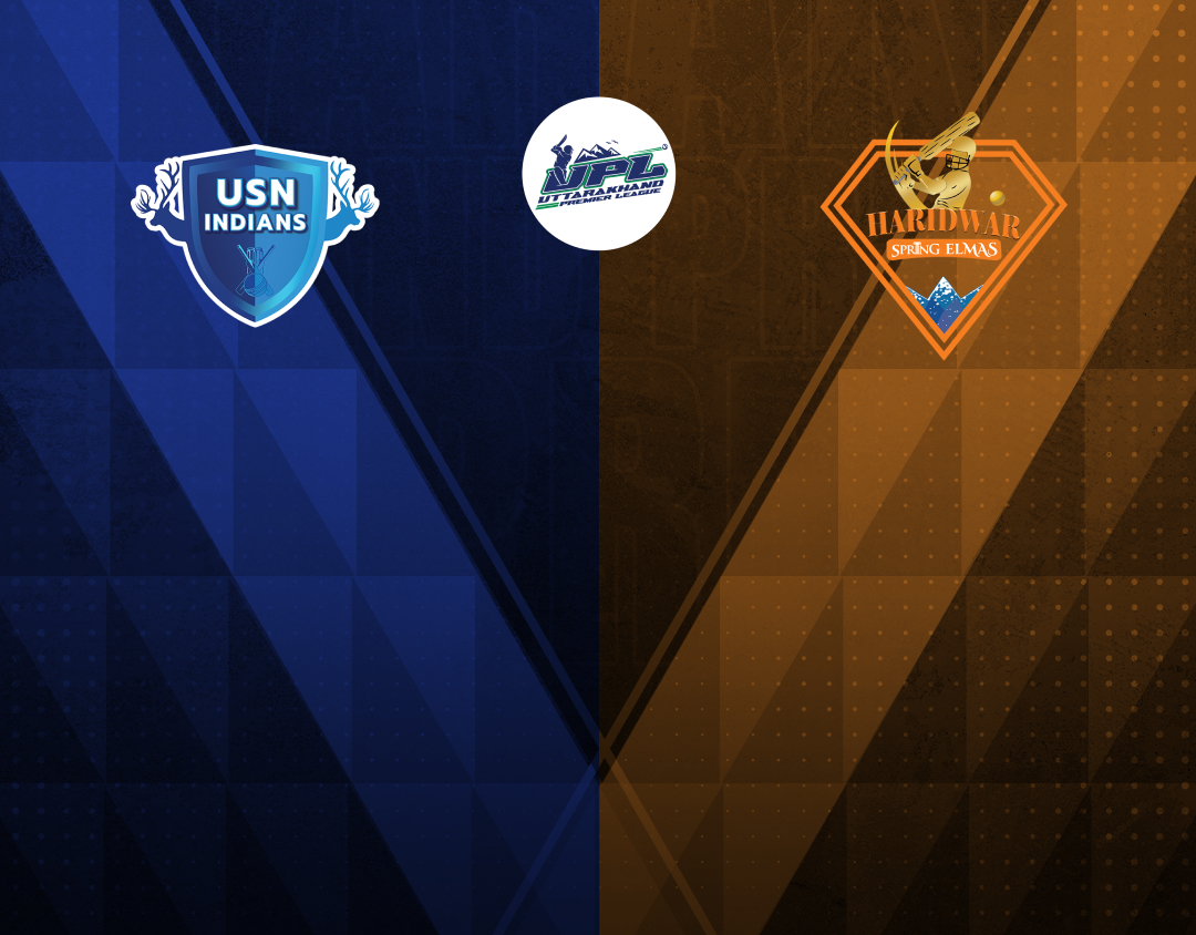 Match 7 of patanjali uttarakhand premier league, 2024: usn indians vs haridwar spring elmas banner