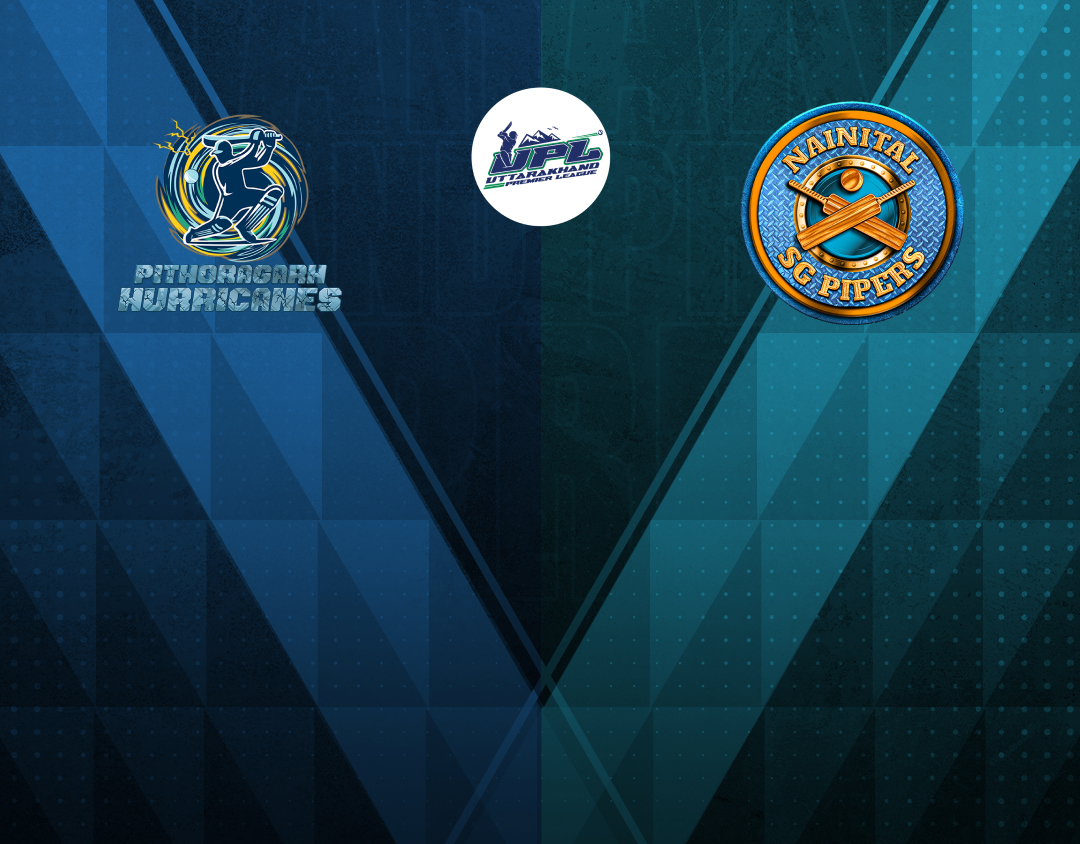 Match 10 of patanjali uttarakhand premier league, 2024: pithoragarh hurricanes vs nainital sg pipers banner