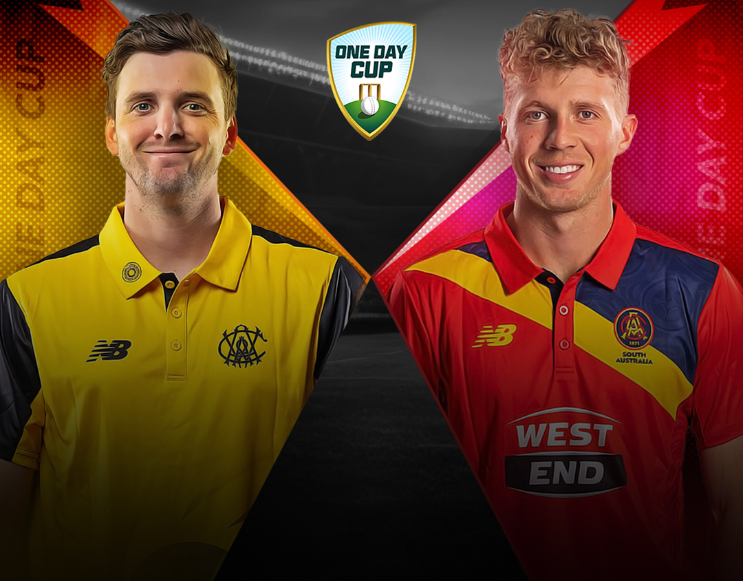  Of one day cup, 2024-25: western australia vs south australia banner
