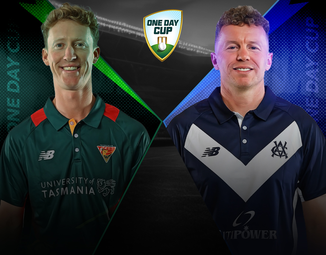  Of one day cup, 2024-25: tasmania vs victoria banner