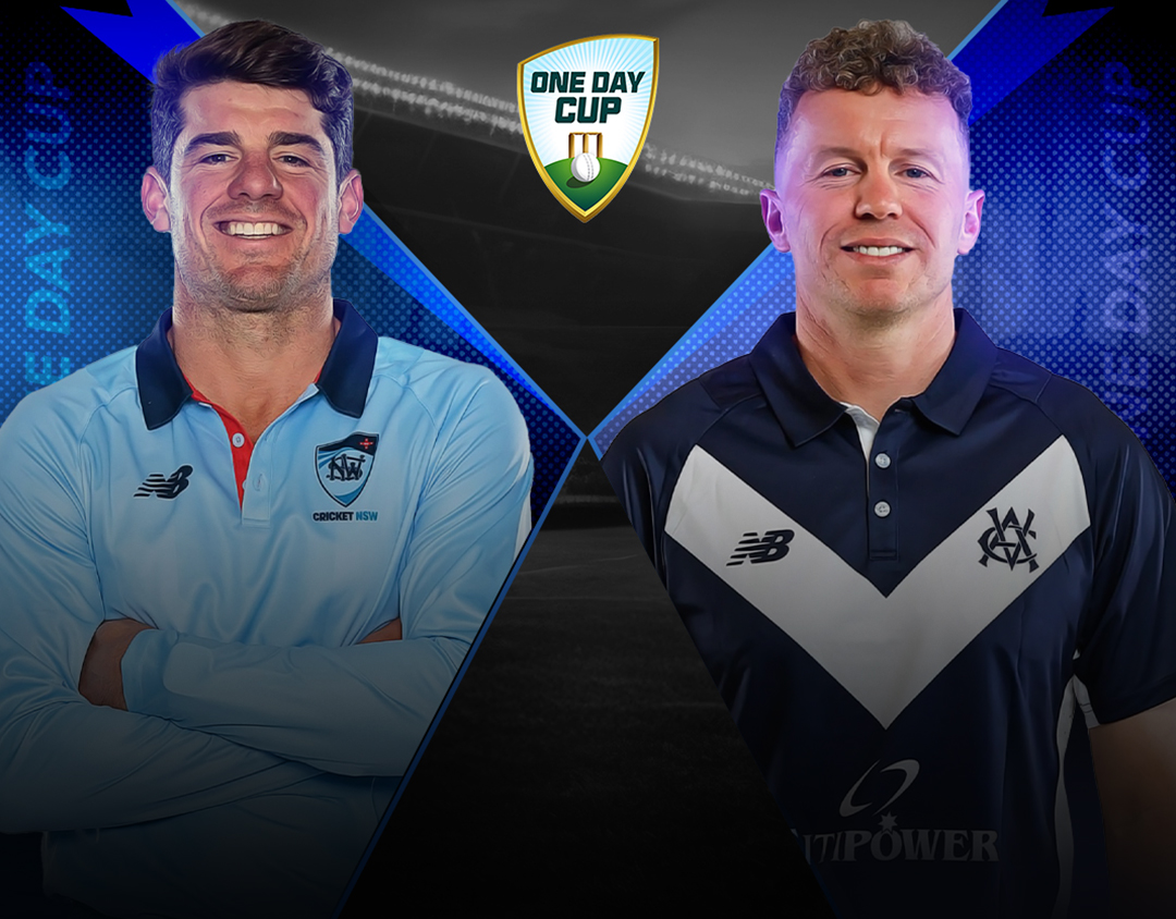  Of one day cup, 2024-25: new south wales vs victoria banner