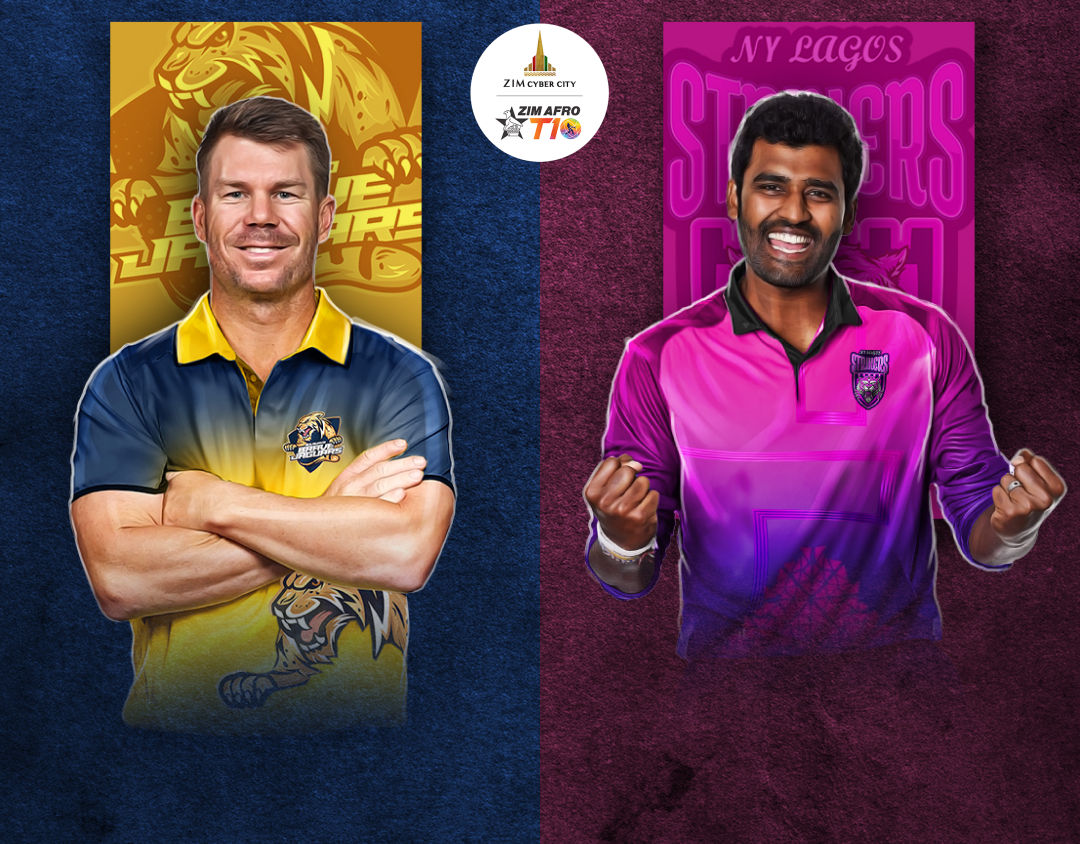 Match 3 of zim afro t10, 2024: bulawayo brave jaguars vs nys lagos banner