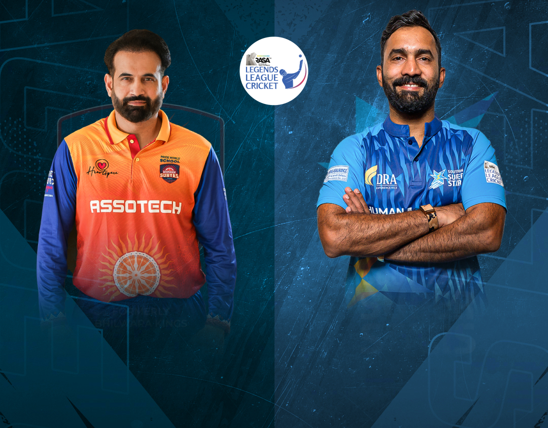 Match 12 of legends league cricket, 2024: konark suryas odisha vs southern super stars banner