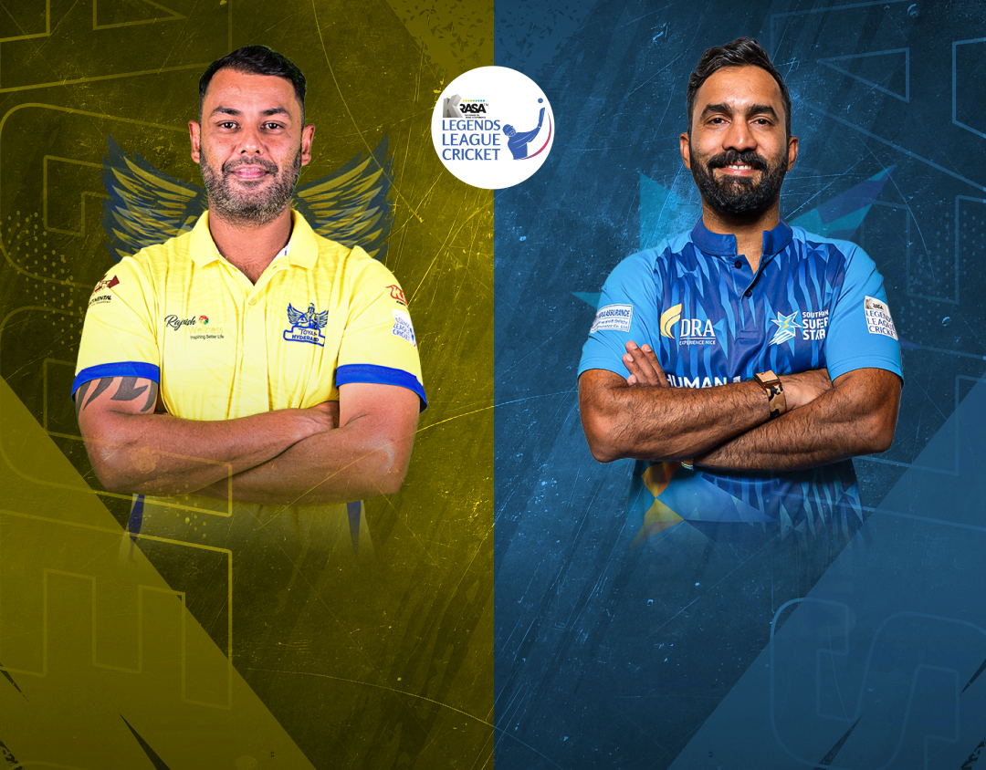 Match 19 of legends league cricket, 2024: toyam hyderabad vs southern super stars banner