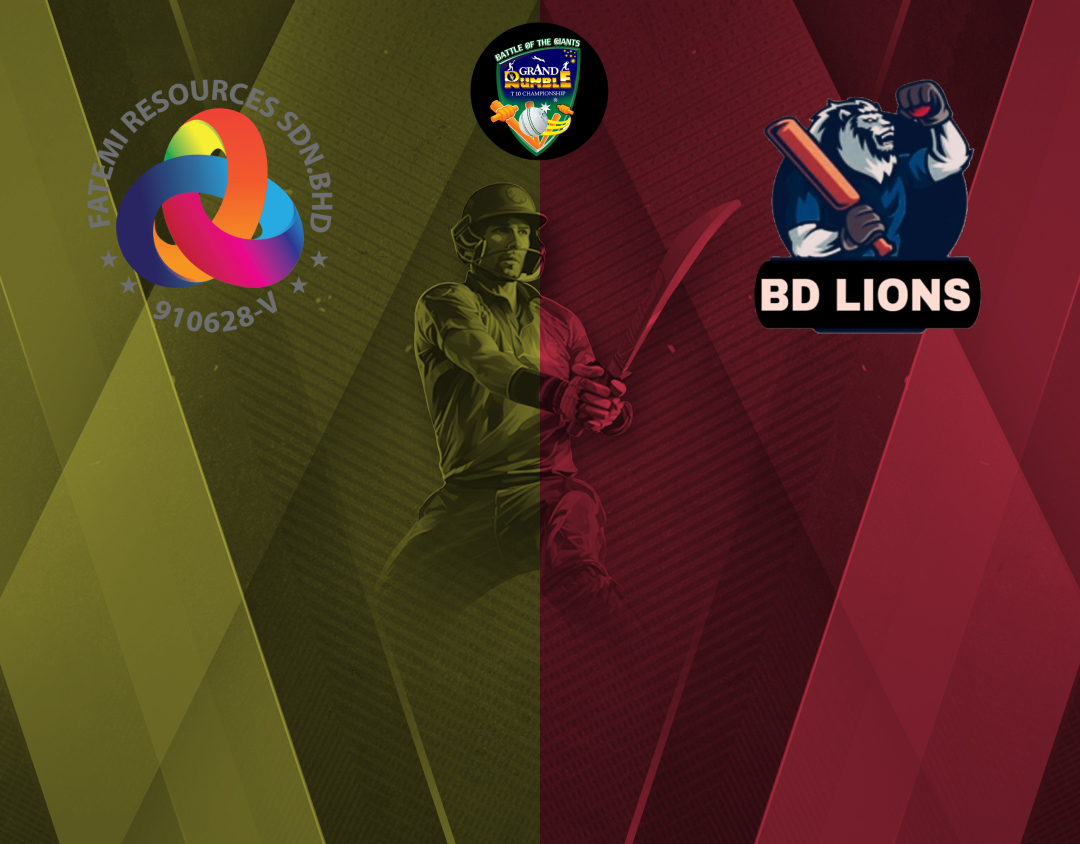Match 17 of grand rumble t10 championship season 4, 2024: fatemi resources cricket club vs bd lions banner