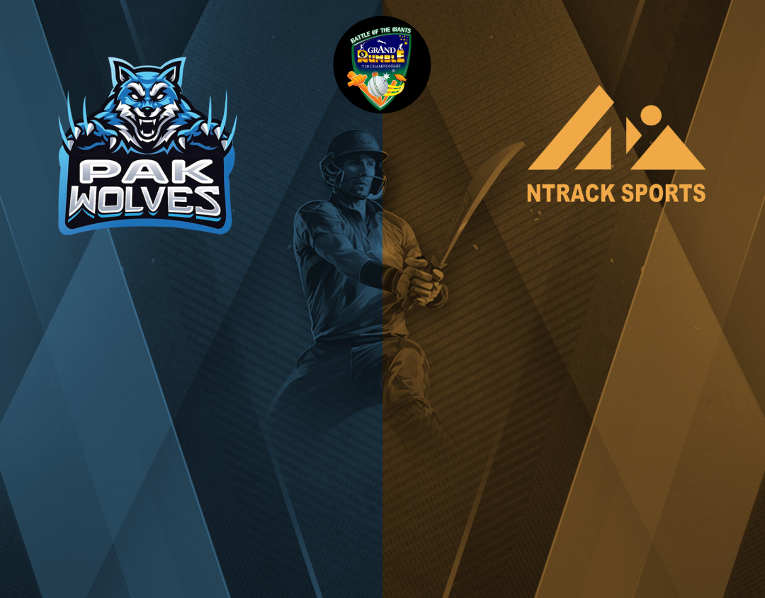 Match 20 of grand rumble t10 championship season 4, 2024: pak wolves vs nt rack sports club banner