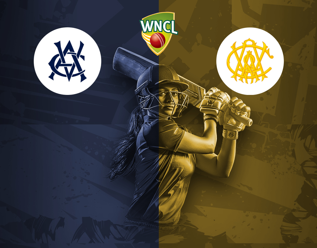 Match 27 of wncl, 2024-25: victoria women vs western australia women banner